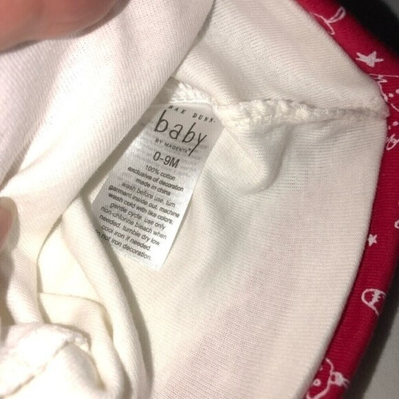 Rae Dunn and Other Christmas Baby One Piece Hat Holiday Bundle 3-6mths - Picture 3 of 5